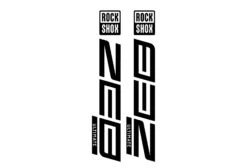 ROCKSHOX ZEB Die Cut Decal Kit - Gloss Finish -Rush Riders 0000 Black RockShox DieCUts ZEB
