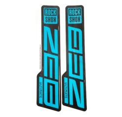 ROCKSHOX ZEB Decal Kit - Gloss Finish -Rush Riders 0000 ZEB Gloss Light Blue