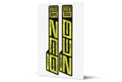 ROCKSHOX Zeb Gloss Decals - Black Lowers -Rush Riders 0000s 0039 MY23 Zeb Topo Yellow Render jpg