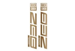 ROCKSHOX ZEB Die Cut Decal Kit - Gloss Finish -Rush Riders 0001 Bronze RockShox DieCUts ZEB