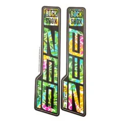 ROCKSHOX ZEB Decal Kit - Gloss Finish -Rush Riders 0001 ZEB Gloss Hawaiin Vibes