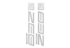 ROCKSHOX ZEB Die Cut Decal Kit - Gloss Finish -Rush Riders 0002 BrushedFoil RockShox DieCUts ZEB