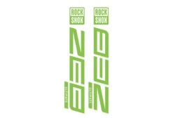 ROCKSHOX ZEB Die Cut Decal Kit - Gloss Finish -Rush Riders 0006 LimeGreen RockShox DieCUts ZEB