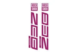 ROCKSHOX ZEB Die Cut Decal Kit - Gloss Finish -Rush Riders 0011 Pink RockShox DieCUts ZEB