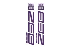 ROCKSHOX ZEB Die Cut Decal Kit - Gloss Finish -Rush Riders 0012 Purple RockShox DieCUts ZEB