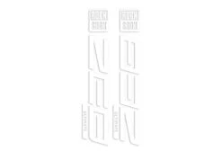 ROCKSHOX ZEB Die Cut Decal Kit - Gloss Finish -Rush Riders 0016 White RockShox DieCUts ZEB