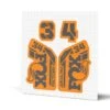 Fox Racing Shox 34 Factory Gloss Decals - Orange Lowers