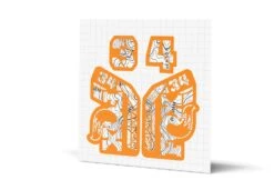 Fox Racing Shox 34 Factory Gloss Decals - Orange Lowers -Rush Riders 34 OrangeLower Topo White