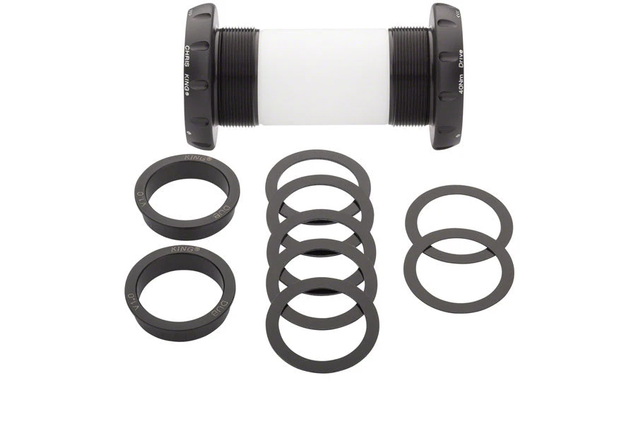 Chris-king ThreadFit 30 Bottom Bracket Fit Kit 1 - English For DUB Mountain Matte Jet 1 Chris-king ThreadFit 30 Bottom Bracket Fit Kit 1 - English For DUB Mountain Matte Jet