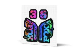 Fox Racing Shox 36 Factory Gloss Decals - Black Lowers -Rush Riders MY23 Fox 36 WebImages OilSlick