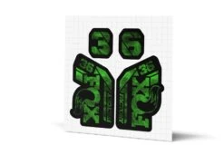 Fox Racing Shox 36 Factory Gloss Decals - Black Lowers