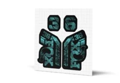 Fox Racing Shox 36 Factory Gloss Decals - Black Lowers -Rush Riders MY23 Fox 36 WebImages Smoke LtBlue