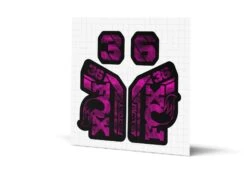Fox Racing Shox 36 Factory Gloss Decals - Black Lowers -Rush Riders MY23 Fox 36 WebImages Smoke Pink