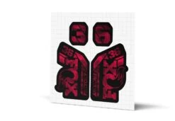 Fox Racing Shox 36 Factory Gloss Decals - Black Lowers -Rush Riders MY23 Fox 36 WebImages Smoke Red