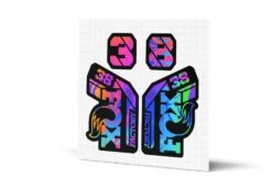 Fox Racing Shox 38 Factory Gloss Decals - Black Lowers -Rush Riders MY23 Fox 38 WebImages OilSlick