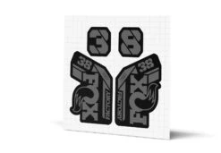 Fox Racing Shox 38 Factory Gloss Decals - Black Lowers -Rush Riders MY23 Fox 38 WebImages Stealth