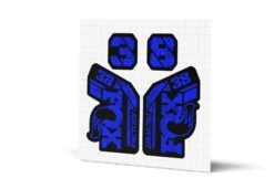 Fox Racing Shox 38 Factory Gloss Decals - Black Lowers -Rush Riders MY23 Fox 38 WebImages Topo Blue