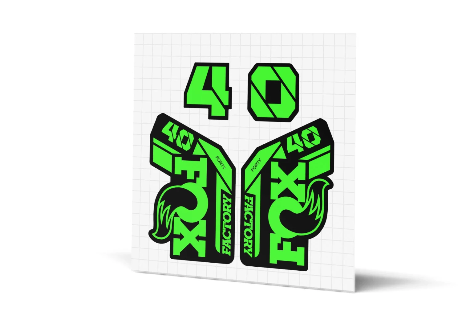 Fox Racing Shox 40 Factory Gloss Decals - Black Lowers 12 Fox Racing Shox 40 Factory Gloss Decals - Black Lowers - Image 12