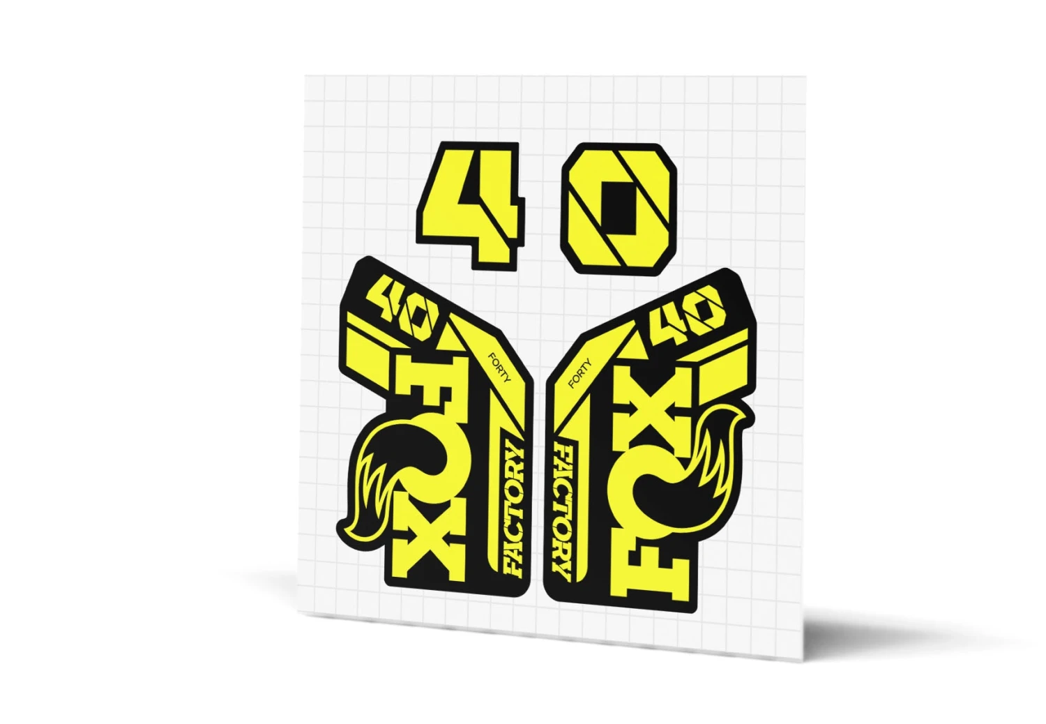 Fox Racing Shox 40 Factory Gloss Decals - Black Lowers 19 Fox Racing Shox 40 Factory Gloss Decals - Black Lowers - Image 19