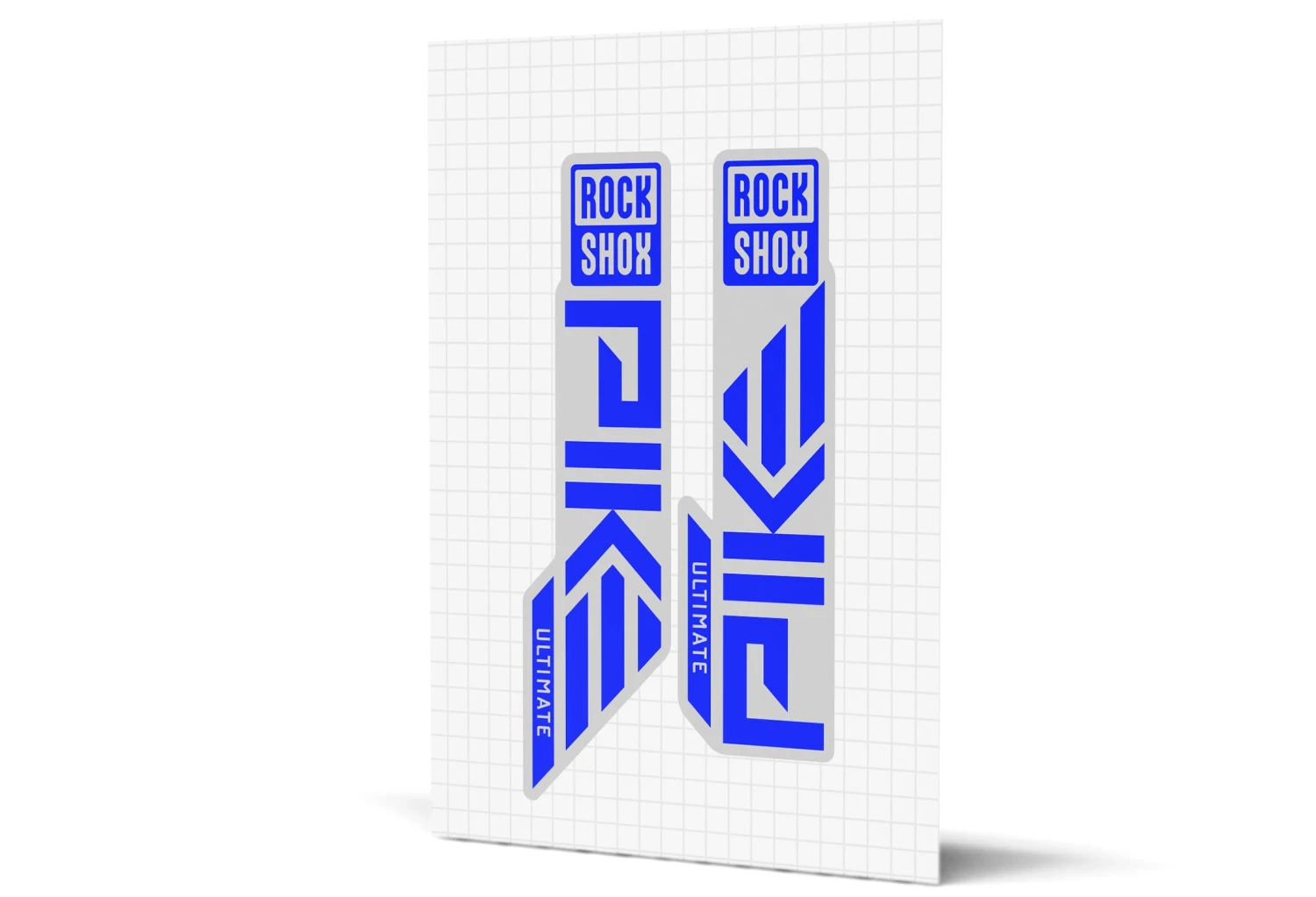 ROCKSHOX Pike Gloss Decals - Silver Lowers 10 ROCKSHOX Pike Gloss Decals - Silver Lowers - Image 10