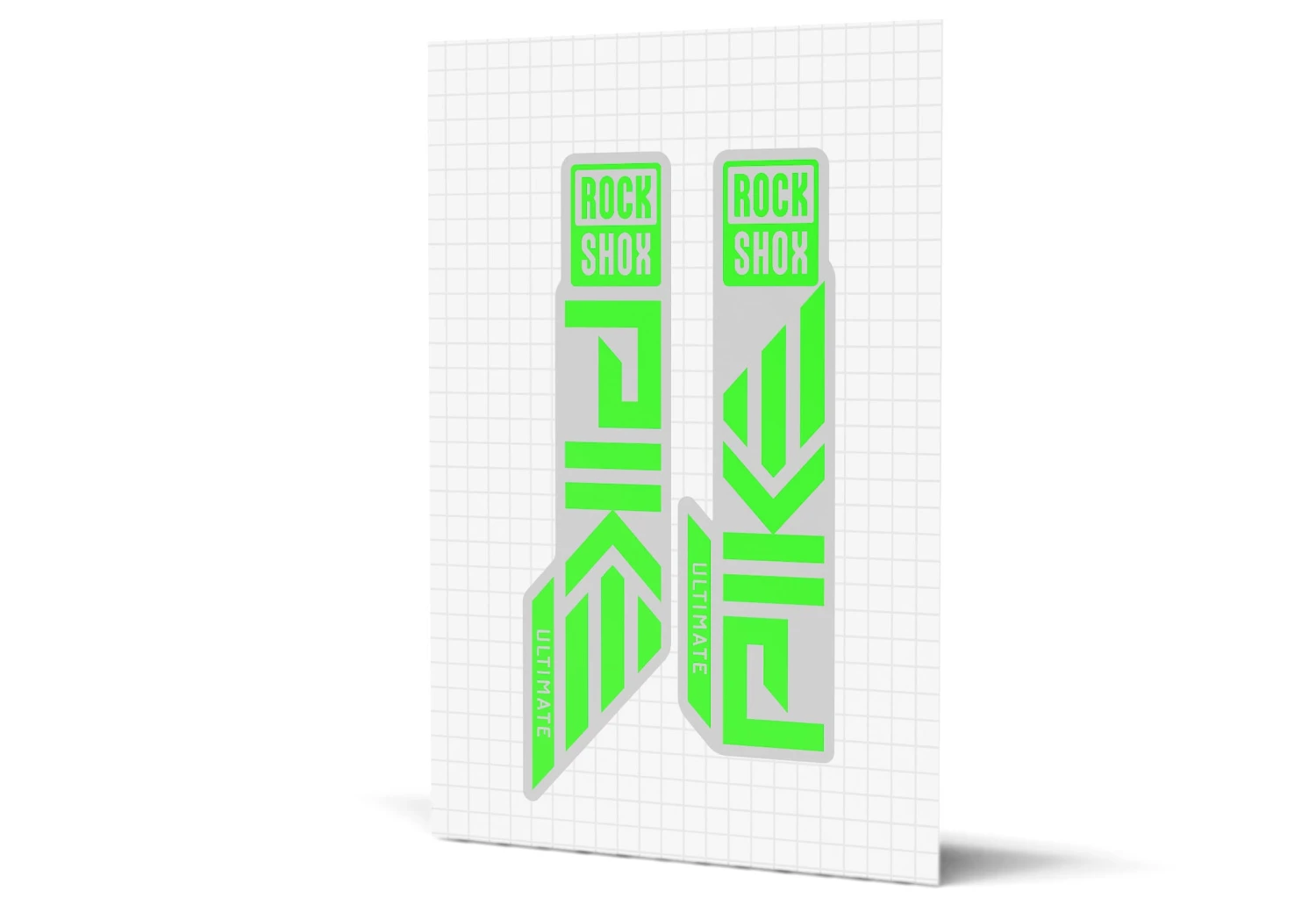 ROCKSHOX Pike Gloss Decals - Silver Lowers 11 ROCKSHOX Pike Gloss Decals - Silver Lowers - Image 11