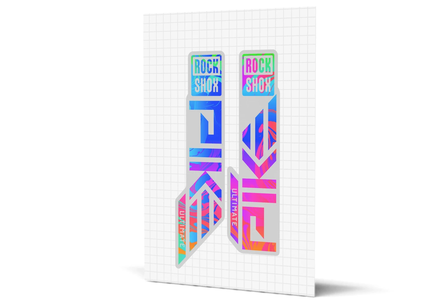 ROCKSHOX Pike Gloss Decals - Silver Lowers 18 ROCKSHOX Pike Gloss Decals - Silver Lowers - Image 18