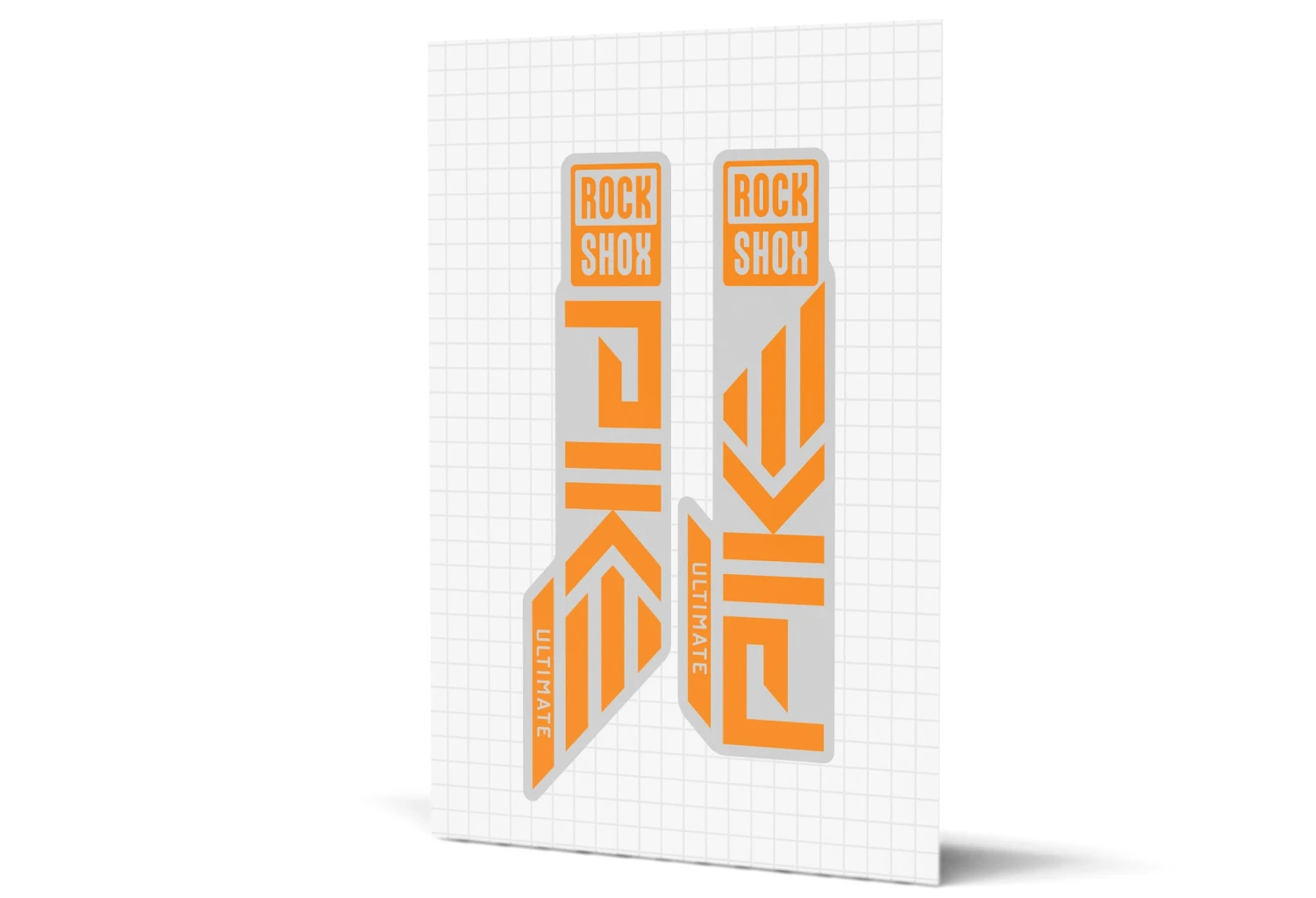 ROCKSHOX Pike Gloss Decals - Silver Lowers 13 ROCKSHOX Pike Gloss Decals - Silver Lowers - Image 13