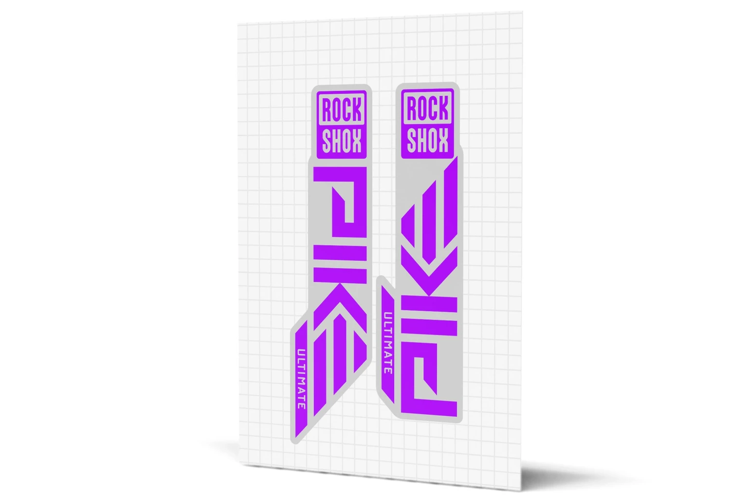 ROCKSHOX Pike Gloss Decals - Silver Lowers 15 ROCKSHOX Pike Gloss Decals - Silver Lowers - Image 15