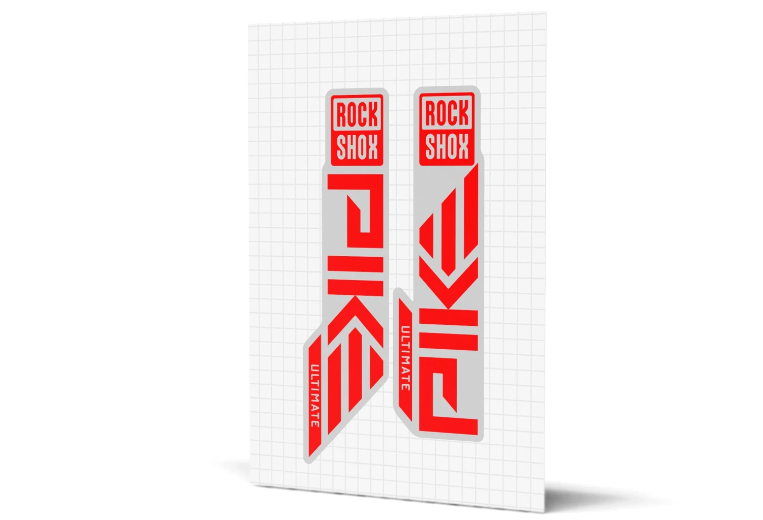 ROCKSHOX Pike Gloss Decals - Silver Lowers 17 ROCKSHOX Pike Gloss Decals - Silver Lowers - Image 17