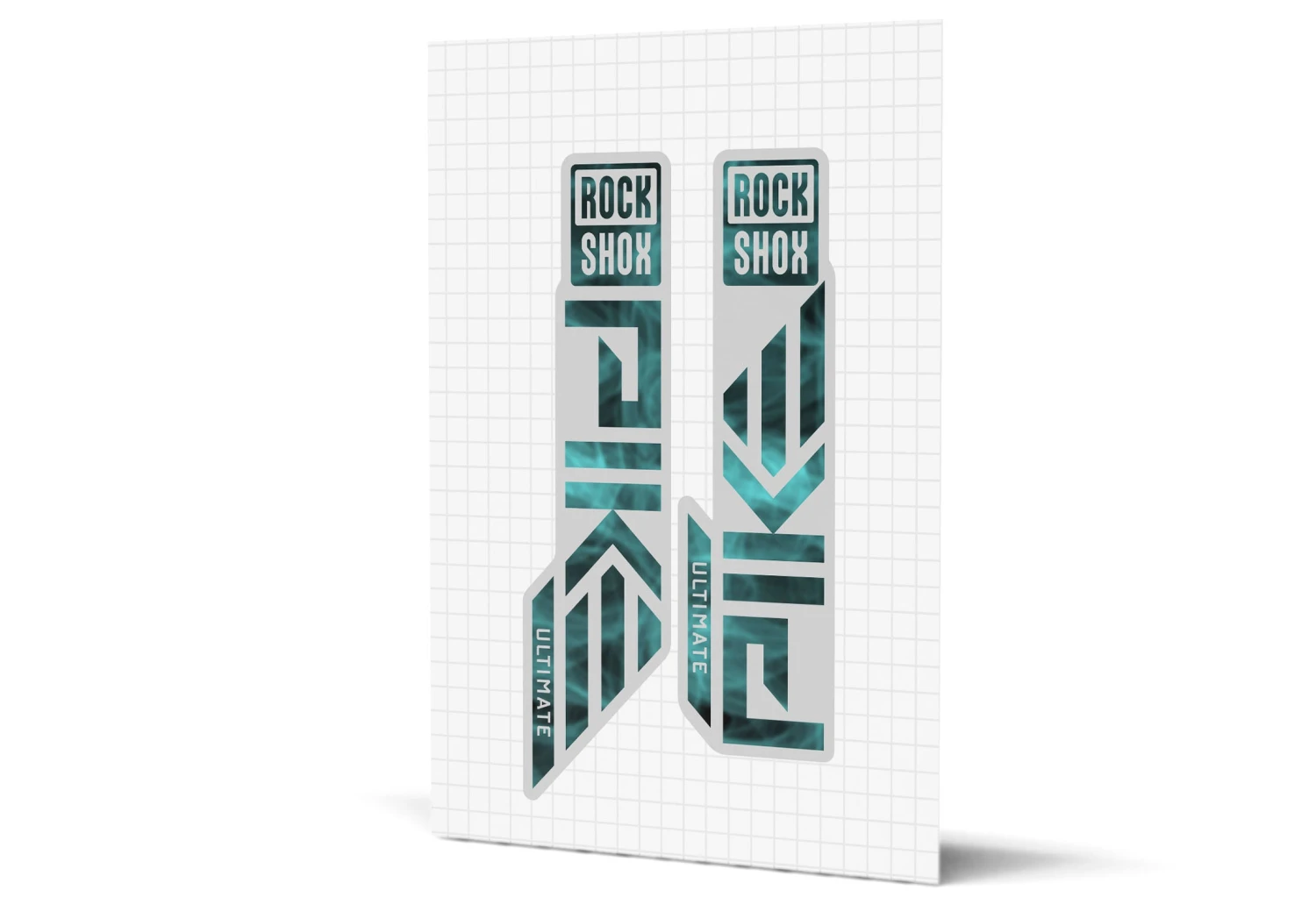 ROCKSHOX Pike Gloss Decals - Silver Lowers 5 ROCKSHOX Pike Gloss Decals - Silver Lowers - Image 5