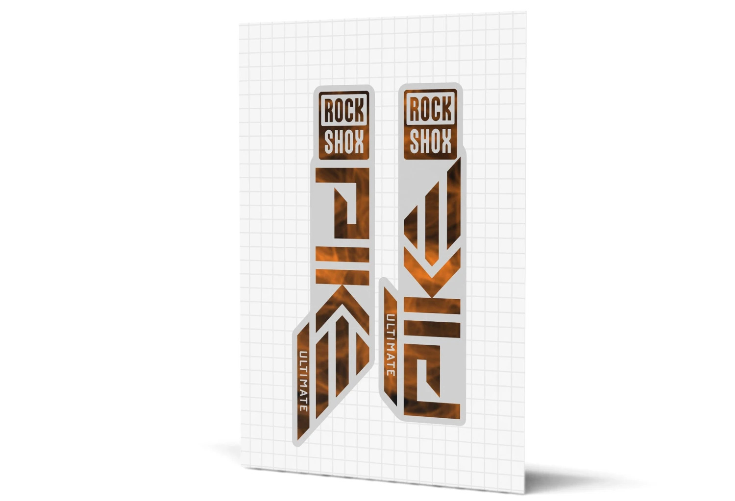 ROCKSHOX Pike Gloss Decals - Silver Lowers 4 ROCKSHOX Pike Gloss Decals - Silver Lowers - Image 4