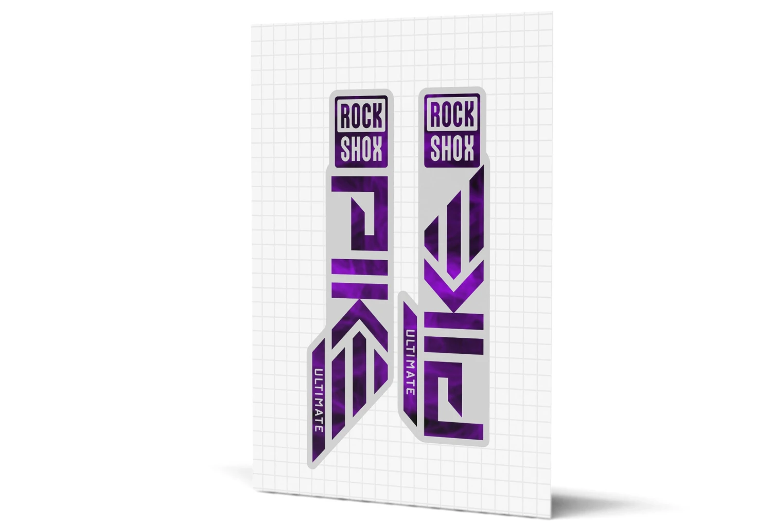 ROCKSHOX Pike Gloss Decals - Silver Lowers 6 ROCKSHOX Pike Gloss Decals - Silver Lowers - Image 6