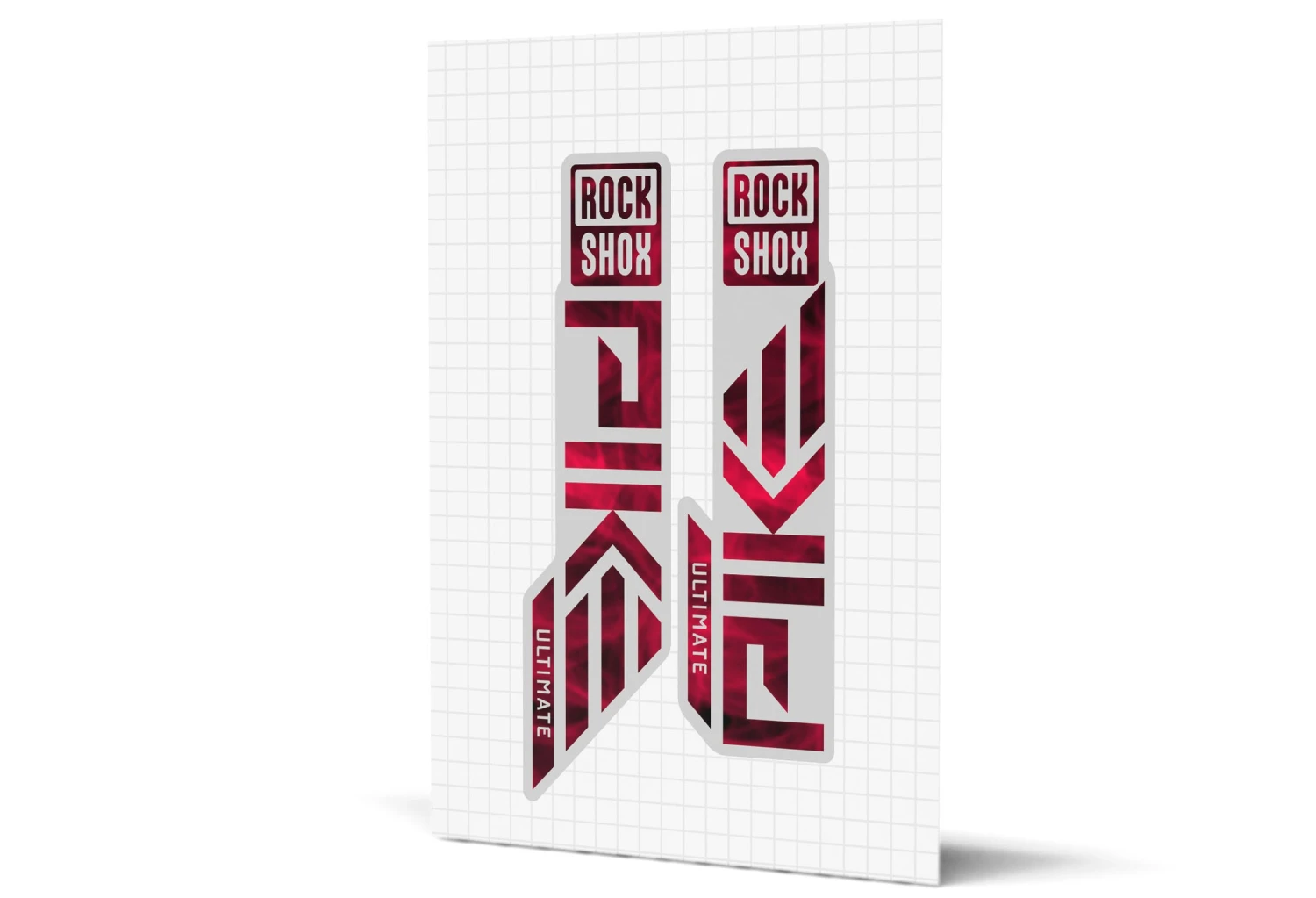 ROCKSHOX Pike Gloss Decals - Silver Lowers 7 ROCKSHOX Pike Gloss Decals - Silver Lowers - Image 7