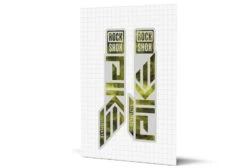 ROCKSHOX Pike Gloss Decals - Silver Lowers 28 ROCKSHOX Pike Gloss Decals - Silver Lowers -Rush Riders MY23 Pike SilverLowers Smoke Yellow Render