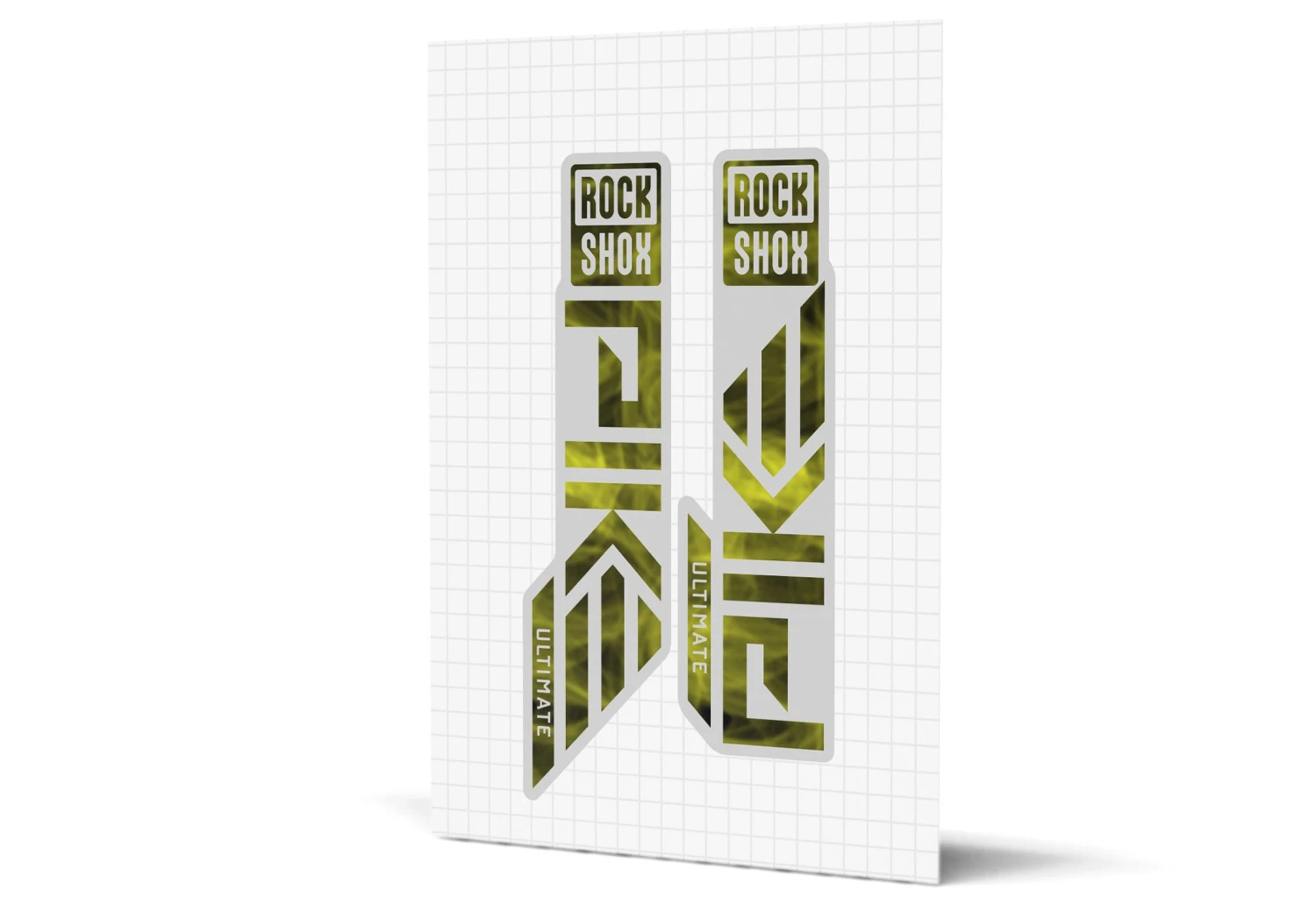 ROCKSHOX Pike Gloss Decals - Silver Lowers 9 ROCKSHOX Pike Gloss Decals - Silver Lowers - Image 9