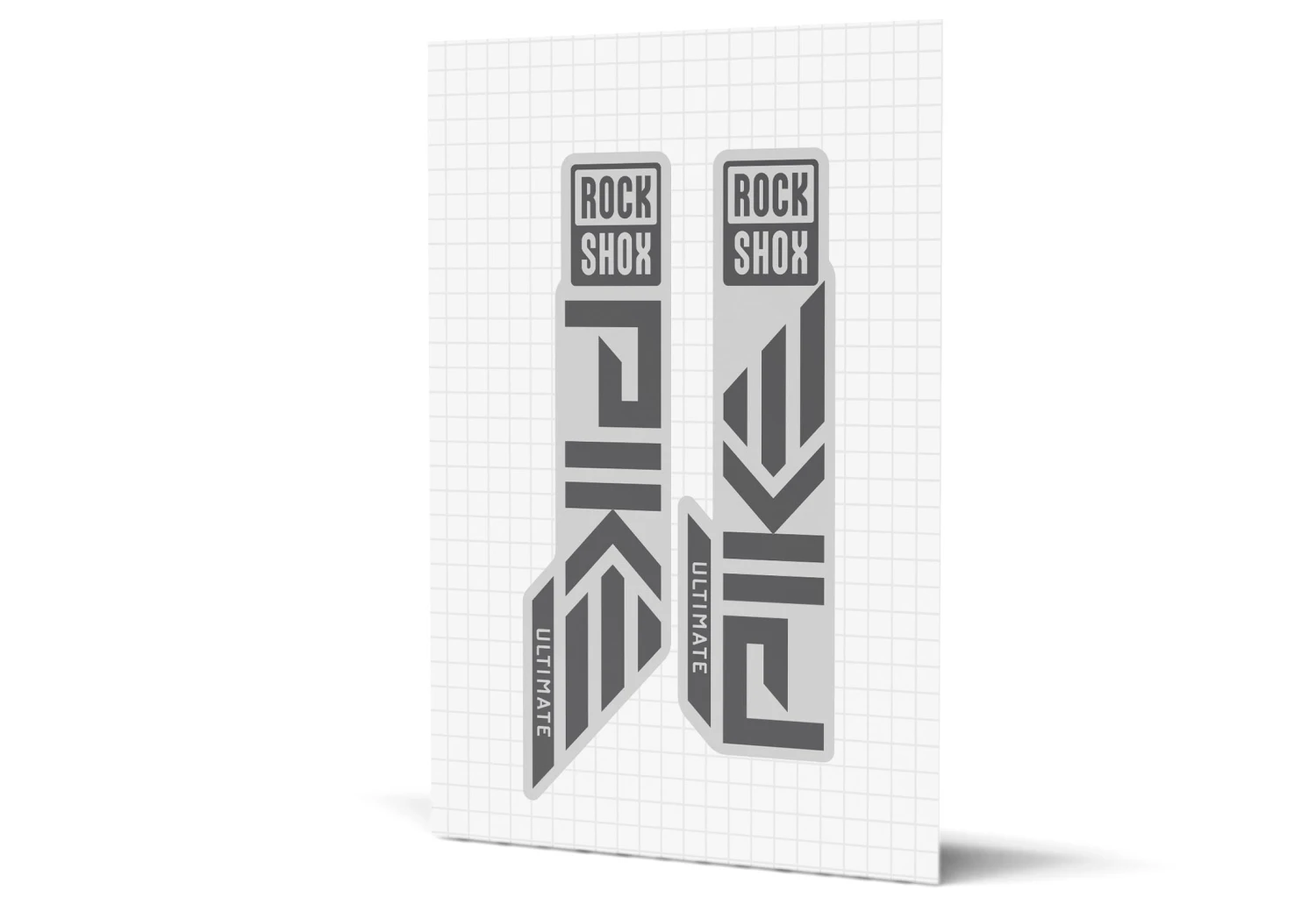 ROCKSHOX Pike Gloss Decals - Silver Lowers 20 ROCKSHOX Pike Gloss Decals - Silver Lowers - Image 20