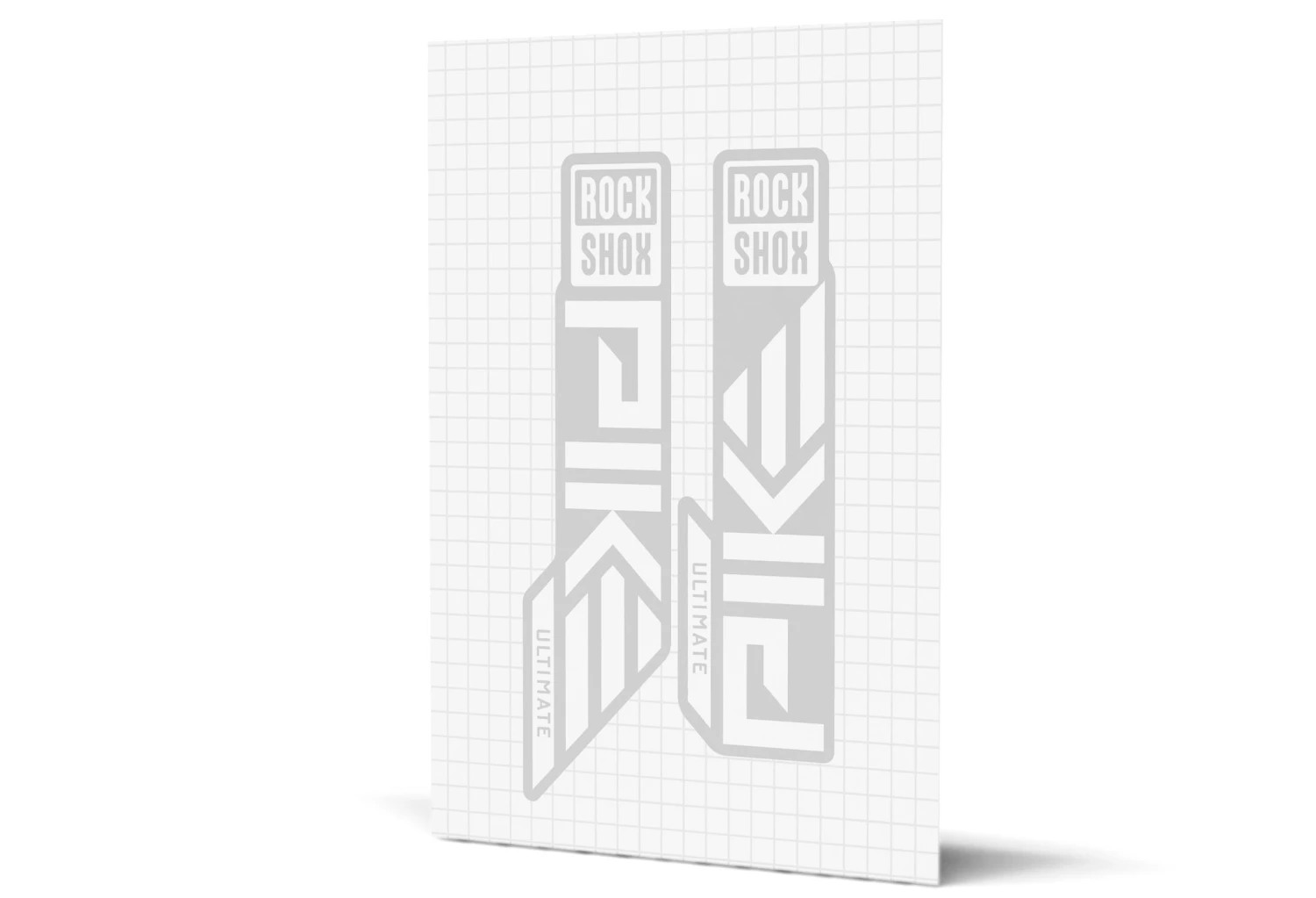 ROCKSHOX Pike Gloss Decals - Silver Lowers 19 ROCKSHOX Pike Gloss Decals - Silver Lowers - Image 19