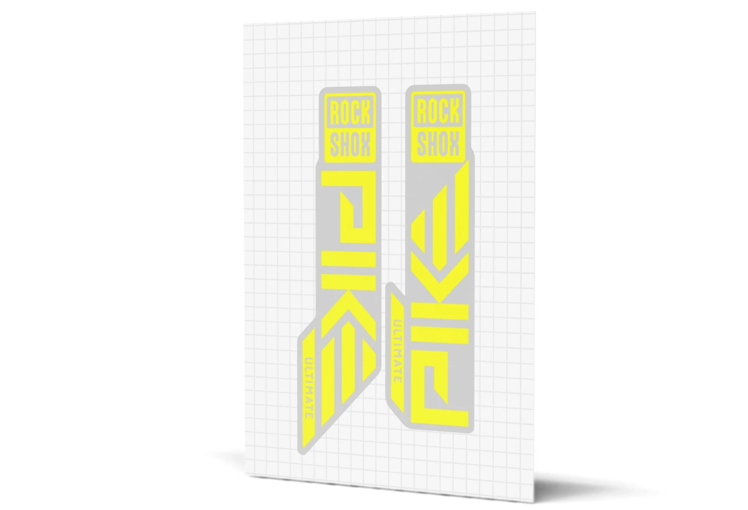 ROCKSHOX Pike Gloss Decals - Silver Lowers 16 ROCKSHOX Pike Gloss Decals - Silver Lowers - Image 16