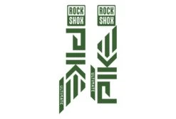 ROCKSHOX Pike Die Cut Decal Kit - Gloss Finish -Rush Riders RockShox Pike DieCUts EmeraldGreen 02