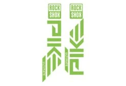ROCKSHOX Pike Die Cut Decal Kit - Gloss Finish -Rush Riders RockShox Pike DieCUts LimeGreen 02
