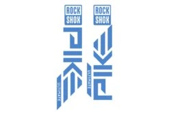ROCKSHOX Pike Die Cut Decal Kit - Gloss Finish -Rush Riders RockShox Pike DieCUts MegaladonBlue 02