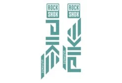 ROCKSHOX Pike Die Cut Decal Kit - Gloss Finish -Rush Riders RockShox Pike DieCUts Turquoise 02