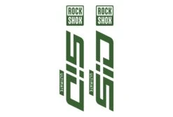 ROCKSHOX SID Die Cut Decal Kit - Gloss Finish -Rush Riders Sid RockShox DieCUts EmeraldGreen 03