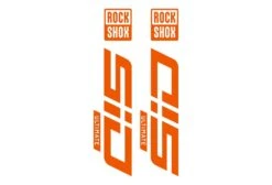 ROCKSHOX SID Die Cut Decal Kit - Gloss Finish -Rush Riders Sid RockShox DieCUts FoxOrange 03