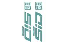 ROCKSHOX SID Die Cut Decal Kit - Gloss Finish -Rush Riders Sid RockShox DieCUts Turquoise 03